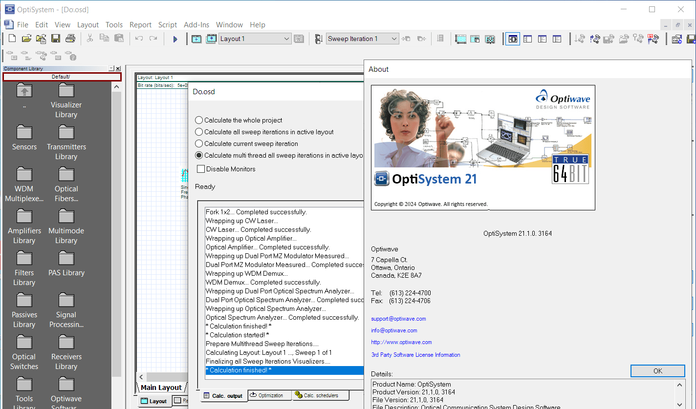 Download Optiware OptiSystem 21.1