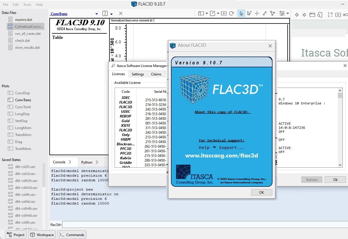Itasca FLAC3D