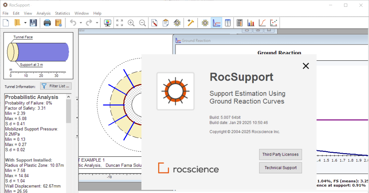 Rocscience RocSupport