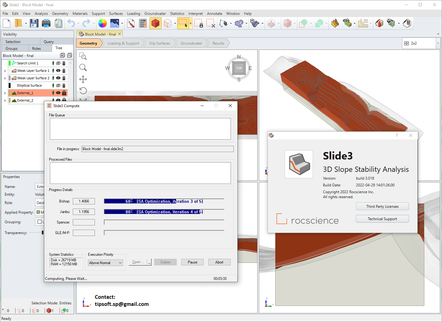 Rocscience Slide3 v3.030 free