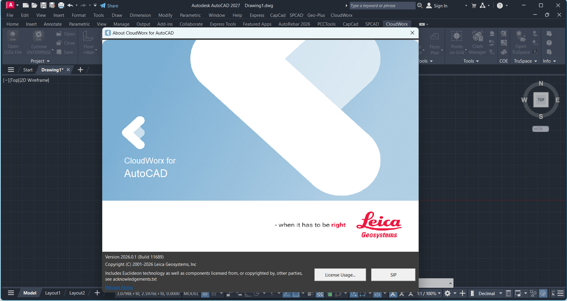 Leica CloudWorx for Autocad