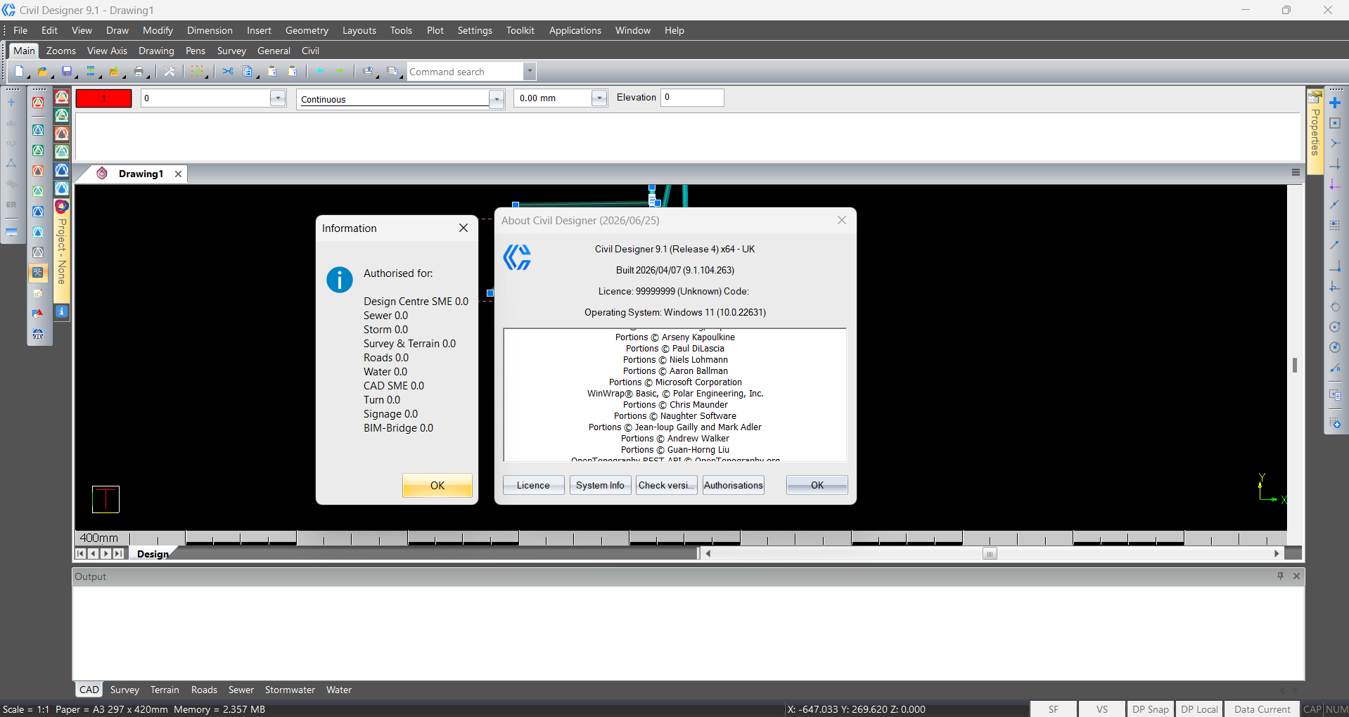 Civil Designer 9.1