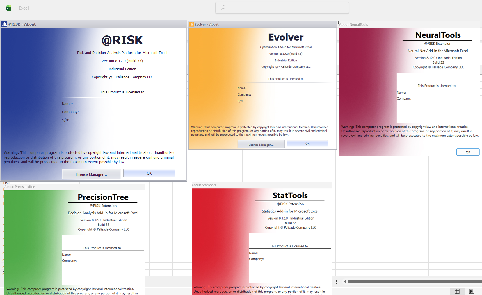DecisionTools Suite v8.12.0